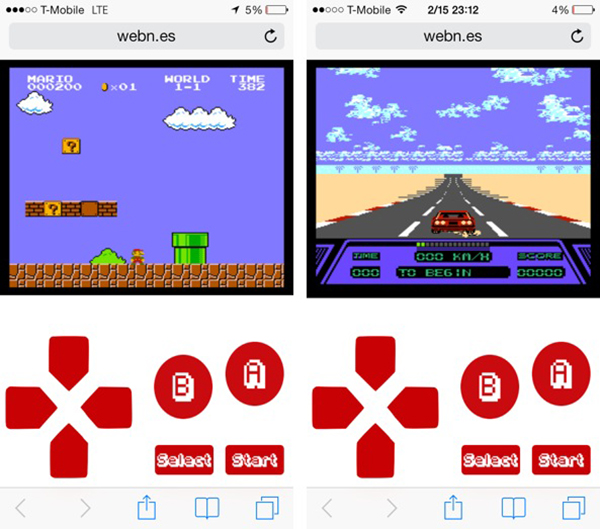 webNES Games iPhone iPad