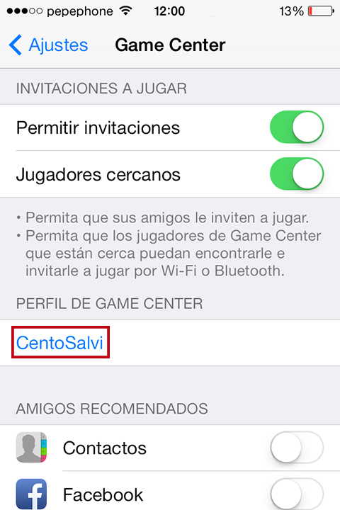 Cambiar Apodo Game Center - How To