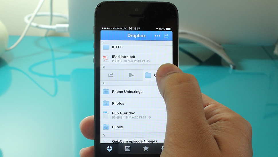 Dropbox Editar Documentos iPhone