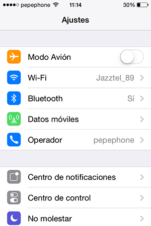 No Puedo Compartir Internet iPhone iOS 7.1 - screenshot 1