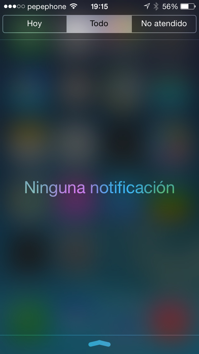 Notificaciones iOS 7.1 - screenshot 1