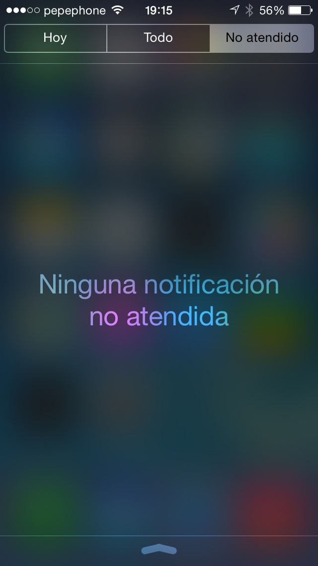 Notificaciones iOS 7.1 - screenshot 2