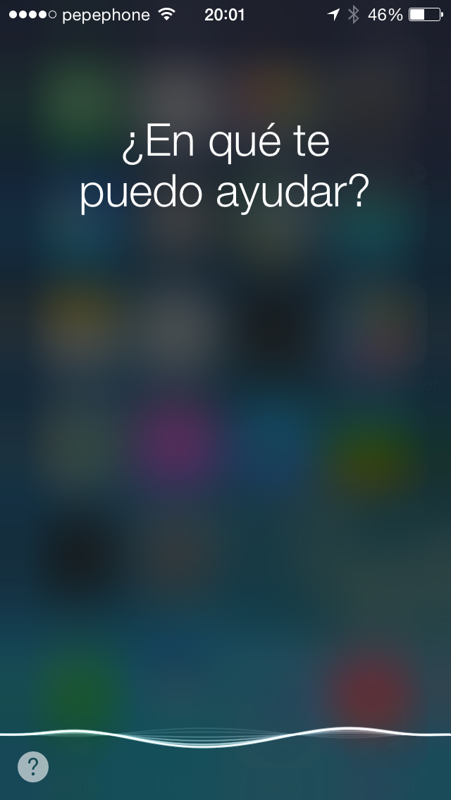 Siri iOS 7.1 - screenshot 1