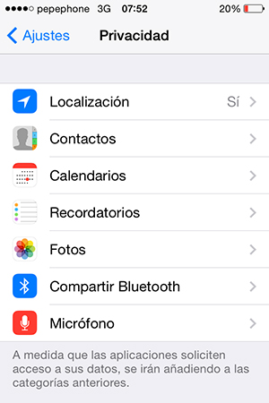 iOS 7.1 Solucionar problema localizacion - 1