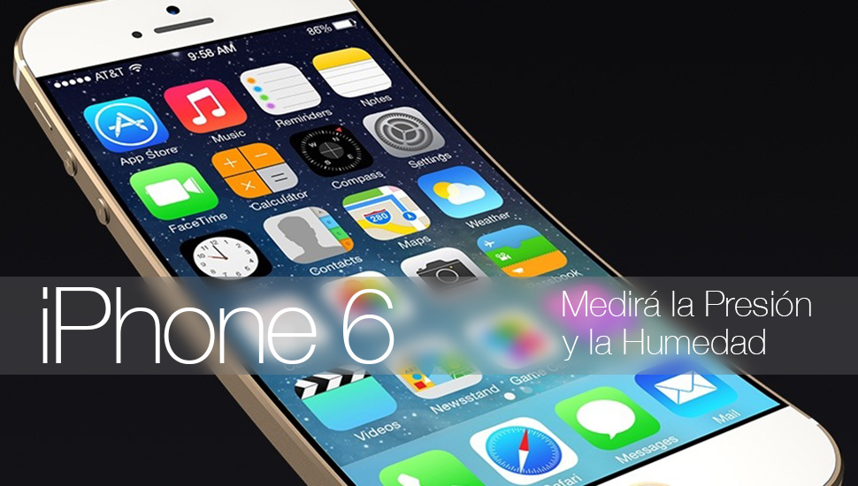 iPhone 6 Sensores Humedad Presion