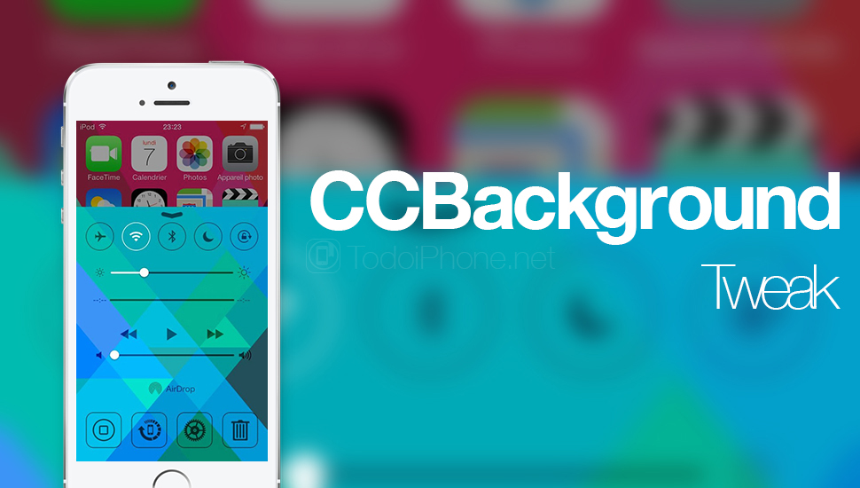يتيح لك CCBackground إضافة أموال مخصصة إلى مركز التحكم 13