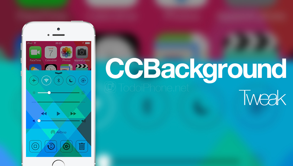 يتيح لك CCBackground إضافة أموال مخصصة إلى مركز التحكم 138