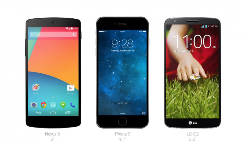 Comparativa-iPhone-6-Nexus-5-LG-G2