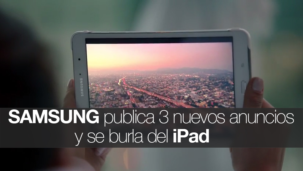 Samsung anuncios burla ipad