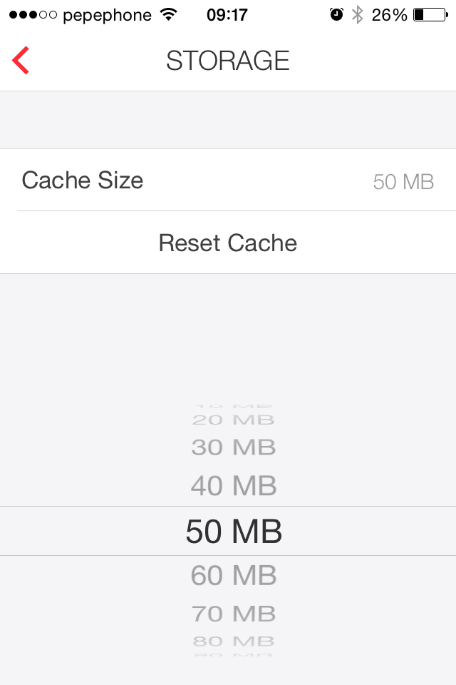 myMail - cache