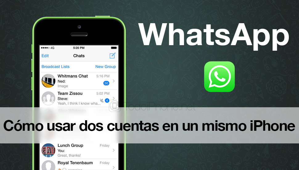 كيفية استخدام حسابين WhatsApp على نفس iPhone 2