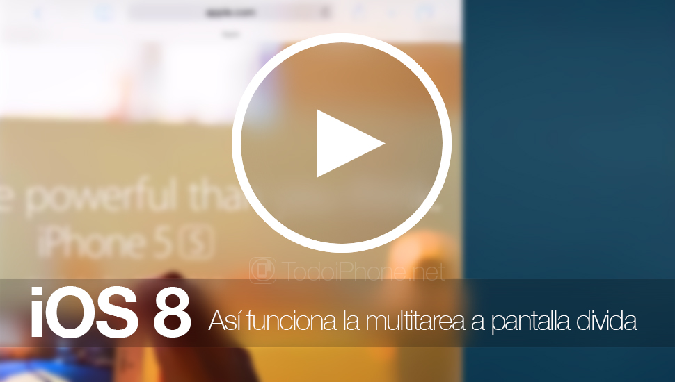 ios 8 multitarea pantalla dividida