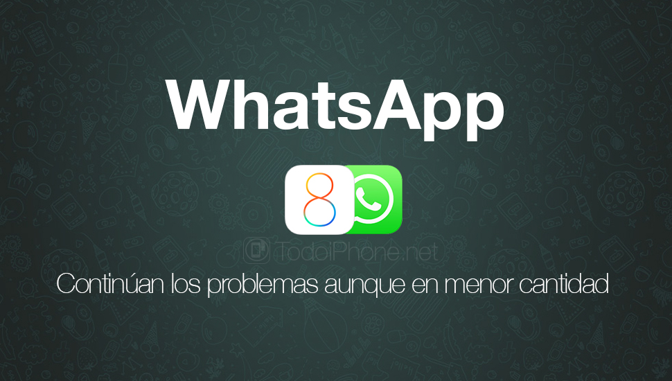 Kegagalan kerusakan berkurang dengan WhatsApp di iOS 8 Beta 3 1