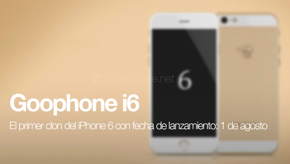 Goophone i6, klon pertama iPhone 6 dengan tanggal rilis: 1 Agustus 3