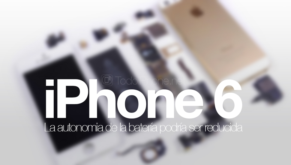 Baterai iPhone 6 akan mengurangi otonomi 5