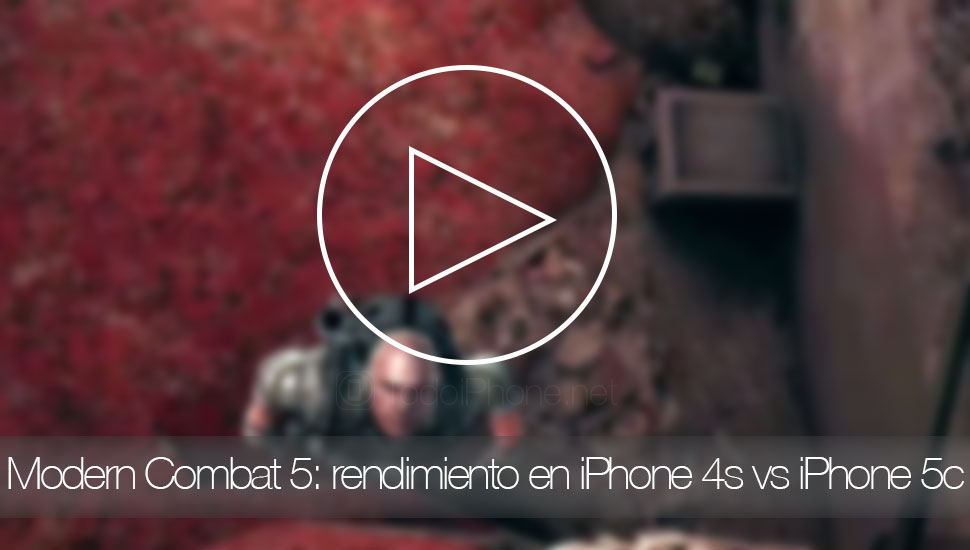 Modern Combat 5: kinerja grafis pada iPhone 4s vs iPhone 5c 1