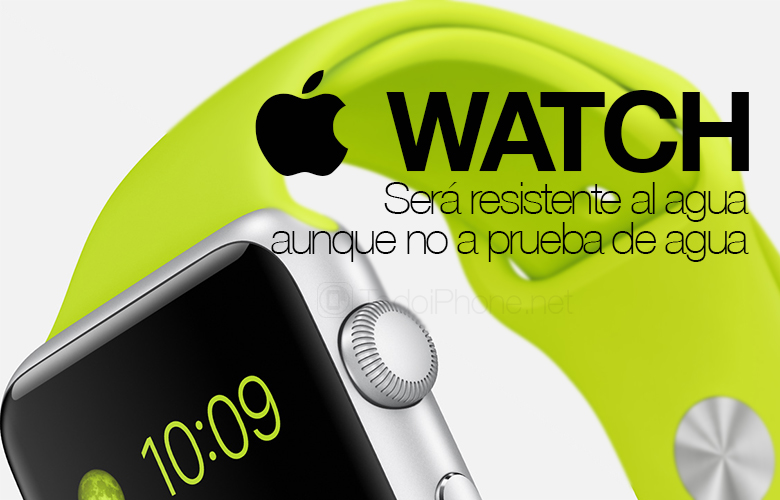 ال Apple Watch انها مقاومة للماء ولكن ليس غاطسة 1