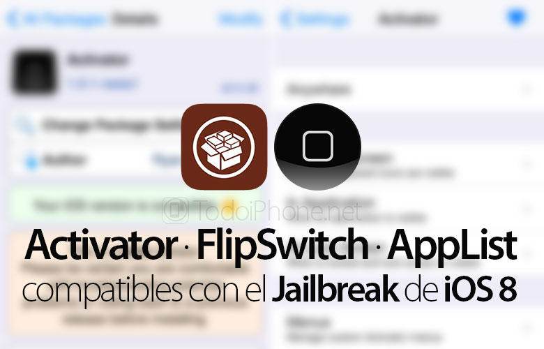Activator, FlipSwitch и AppList уже совместимы с джейлбрейком iOS 8 184