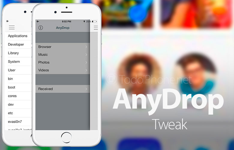 AnyDrop للمشاركة ، مع AirDrop ، الصور ، الفيديو ، الموسيقى وغيرها من الملفات بين جميع أجهزة iPhone و iPad 35