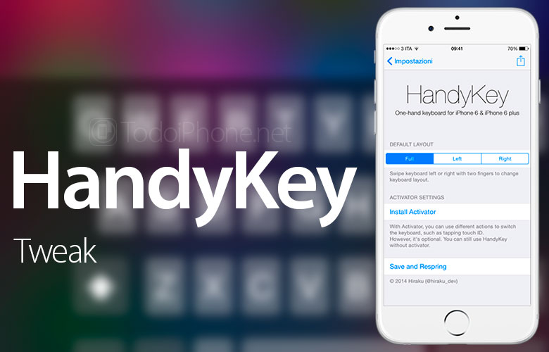 سيساعدك HandyKey على استخدام لوحة مفاتيح iPhone 6 و 6 Plus بيد واحدة 138