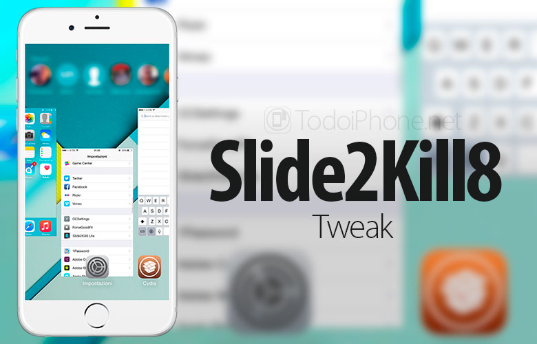 كيفية إغلاق جميع التطبيقات المفتوحة في الخلفية مرة واحدة باستخدام Slide2Kill8 لـ iPhone 87