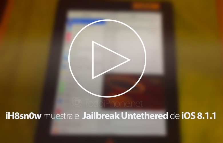 iH8sn0w menunjukkan iOS 8.1.1 Untethered Jailbreak 1