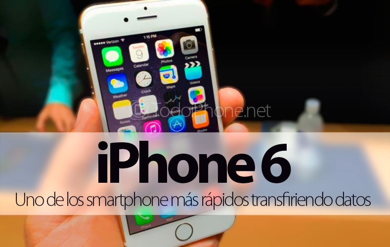 يعد iPhone 6 من أسرع الهواتف الذكية في نقل البيانات 90