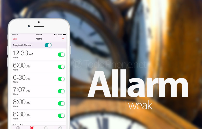 Allarm ، القرص لتنشيط / إلغاء تنشيط العديد من أجهزة الإنذار على iPhone في وقت واحد 80