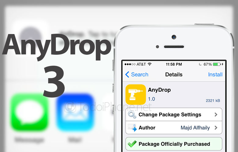 AnyDrop 3 позволяет вам обмениваться файлами любого типа через AirDrop 16