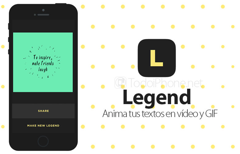 يساعدك Legend على إنشاء نصوص متحركة باستخدام iPhone 14