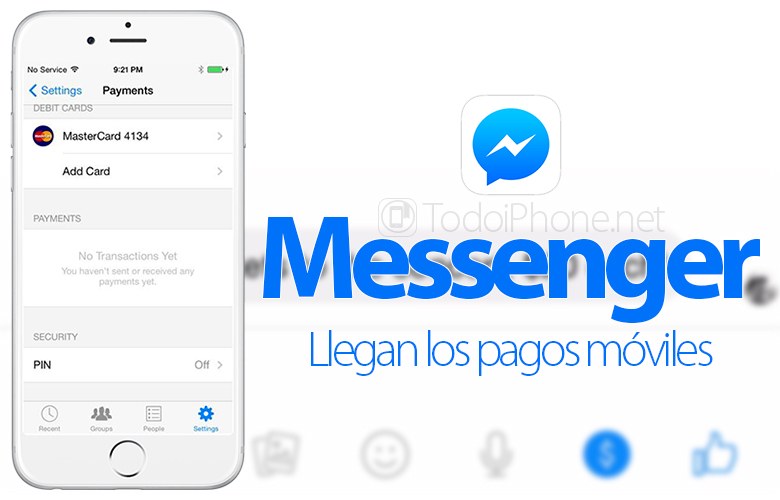 Facebook добавить платежи с iPhone и iPad в Messenger 163