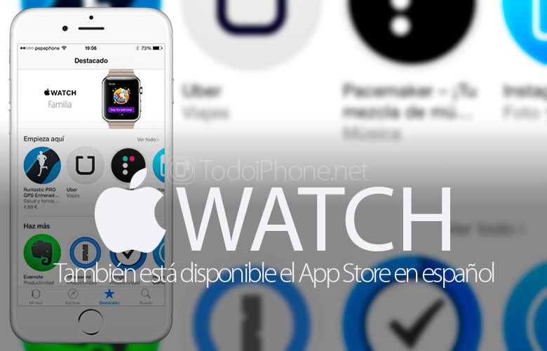 App Store доступен с Apple Watch также на испанском 237