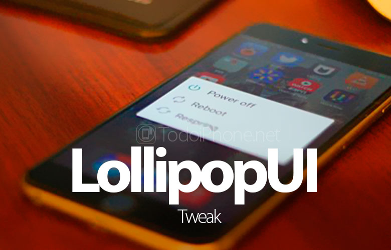 Добавьте меню отключения Android Lollipop на iPhone 17