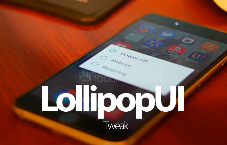 أضف قائمة Android Lollipop shutdown إلى iPhone 4