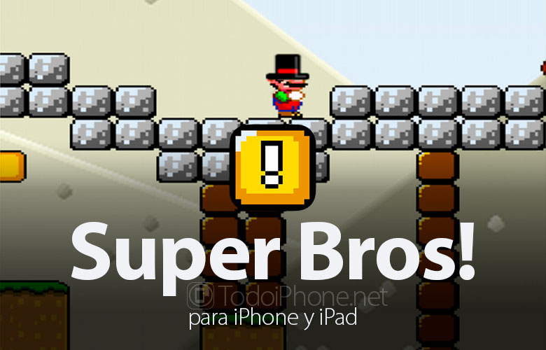 Super Bros !, Hadir tiruan dari Super Mario Bros untuk iPhone dan iPad 4