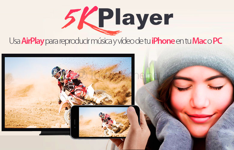 5KPlayer, используйте AirPlay для воспроизведения музыки и видео с вашего iPhone на вашем Mac или ПК 8