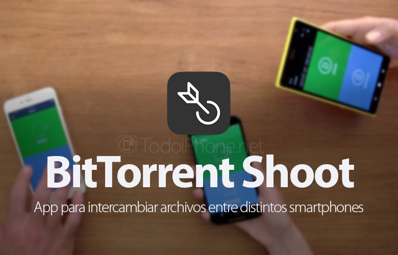 BitTorrent Shoot ، وهو تطبيق لنقل الملفات بين iPhone و Android وغيرها smartphones 112