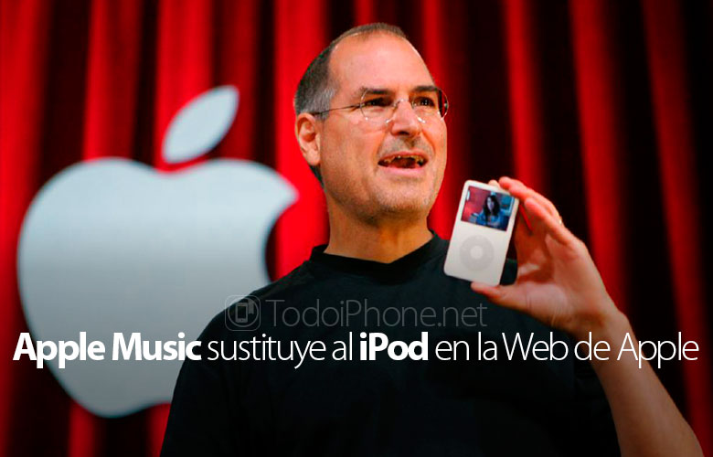 قسم iPod في موقع الويب الخاص بـ Apple تم استبداله بالموسيقى 6