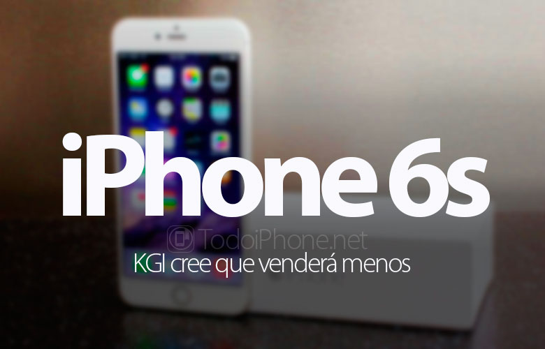 سيبيع iPhone 6s القليل حسب KGI 56