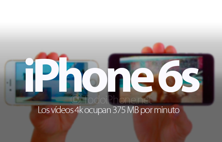 4k Videos On Iphone 6s Occupy 375 Mb Per Minute