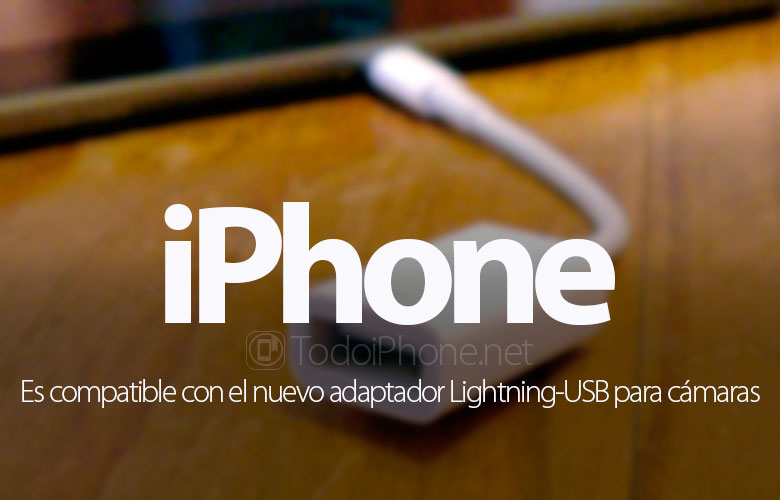IPhone совместим с адаптером Lightning-USB для камер 1